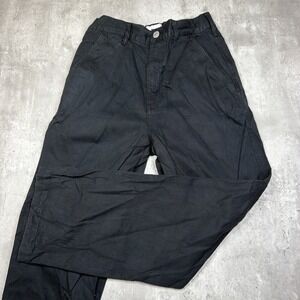 OBEY Jet Black Denim Jeans Men's Size 25x27 Straight Leg Relaxed Fit Skate Surf